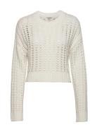 Florine-M Tops Knitwear Jumpers Cream MbyM