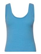 Damsville Tops T-shirts & Tops Sleeveless Blue American Vintage