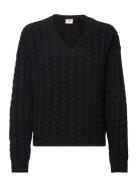 Rae Sweater Caviar Tops Knitwear Jumpers Black LEVI´S Women