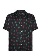 Tab Ss Shirt Tops Shirts Short-sleeved Black AllSaints