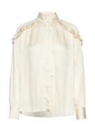 Courtney - Modern Drape Tops Blouses Long-sleeved Cream Day Birger Et ...