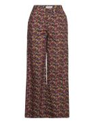 Leo Pants Bottoms Trousers Wide Leg Multi/patterned Lollys Laundry