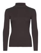 Dagnaiw Rollneck Ls Tops Knitwear Turtleneck Brown InWear