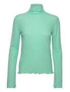 Cher Hartha Top Tops T-shirts & Tops Long-sleeved Green Mads Nørgaard