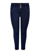 Caranna Life Hw Sk Ank Dbd Jeans Noos Bottoms Jeans Skinny Blue ONLY C...