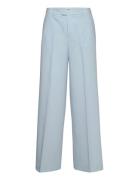 Portia Trousers Bottoms Trousers Straight Leg Blue Twist & Tango