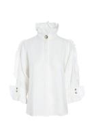 Yolanda Ns Tops Blouses Long-sleeved White Dea Kudibal