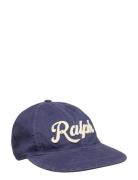 Cotton Twill-Auth Bball Accessories Headwear Caps Navy Polo Ralph Laur...