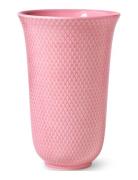 Rhombe Color Vase Home Decoration Vases Big Vases Pink Lyngby Porcelæn