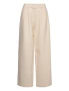 Enline Pants 6797 Bottoms Trousers Wide Leg Cream Envii