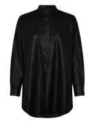 Shirt Tops Shirts Long-sleeved Black DEPECHE