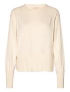 Esisa O-Neck Knit Tops Knitwear Jumpers Cream Esme Studios