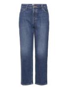 Carol Button Fly Bottoms Jeans Straight-regular Blue Lee Jeans