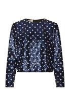 Jiza Tops Blouses Long-sleeved Blue Baum Und Pferdgarten