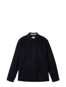 Corduroy Overshirt Tops Overshirts Navy Tom Tailor