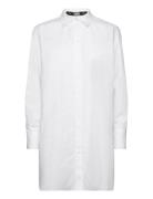 Signature Tunic Shirt Tops Shirts Long-sleeved White Karl Lagerfeld