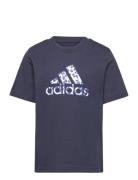 G Animal Tee Sport T-shirts Short-sleeved Navy Adidas Performance