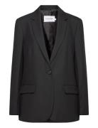 Essential Tailored Blazer Blazers Single Breasted Blazers Black Calvin...