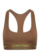 Unlined Bralette Lingerie Bras & Tops Soft Bras Bralette Brown Calvin ...