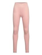 Leggings Rib - Girl Bottoms Leggings Pink Minymo