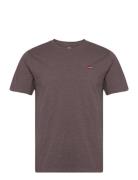 Ss Original Hm Tee Sparrow Slu Tops T-shirts Short-sleeved Brown LEVI´...