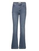 Flare Highwaist Jeans Bottoms Jeans Flares Blue Gina Tricot