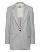 Javite Blazers Single Breasted Blazers Grey BOSS