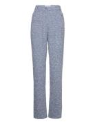 Bold Weave Straight Pants Bottoms Trousers Straight Leg Blue REMAIN Bi...