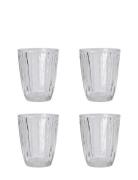 Water Glass, Groove, Clear Home Tableware Glass Drinking Glass Nude Ni...