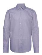 H-Hank-Kent-C1-214 Tops Shirts Business Blue BOSS