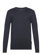 Crew Tops Knitwear Round Necks Navy French Connection