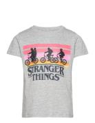 Nkfasina Stranger Ss Top Bfu Tops T-shirts Short-sleeved Grey Name It