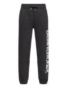 Pixel Logo Relaxed Jogger Bottoms Sweatpants Black Calvin Klein