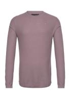 Hco. Guys Sweaters Tops Knitwear Round Necks Purple Hollister