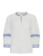 Byjiya Blouse - Tops Blouses Long-sleeved White B.young