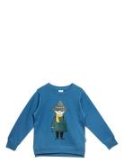 Snufkin Sweatshirt Tops Sweat-shirts & Hoodies Sweat-shirts Blue Marti...