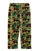 Camo Aop Velour Trousers Bottoms Sweatpants Green Mini Rodini