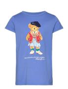 Polo Bear Cotton Jersey Tee Tops T-shirts Short-sleeved Blue Ralph Lau...