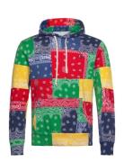 Patchwork-Print Spa Terry Hoodie Tops Sweat-shirts & Hoodies Hoodies M...