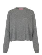 Trista Tops Knitwear Jumpers Grey Custommade