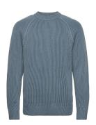 Anf Mens Sweaters Tops Knitwear Round Necks Blue Abercrombie & Fitch