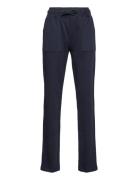 Elastic Waist Trousers Bottoms Sweatpants Navy Mango