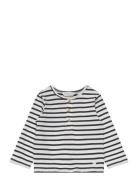 Striped Long Sleeves T-Shirt Tops T-shirts Long-sleeved T-shirts Multi...