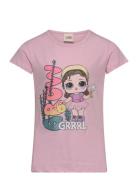 Tshirt Tops T-shirts Short-sleeved Pink L.O.L