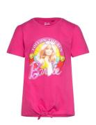 Tshirt Tops T-shirts Short-sleeved Pink Barbie