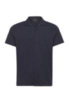 Inmunion Tops Shirts Short-sleeved Navy INDICODE