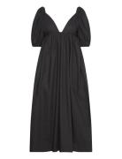 Cotton Poplin Designers Knee-length & Midi Black Ganni