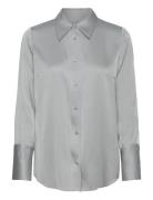 Leonie Shirt Tops Shirts Long-sleeved Grey Marville Road