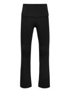 Nkfhelena Fold Down Bootcut Pant Bottoms Trousers Black Name It