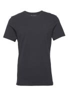 Crew-Neck Slim Tops T-shirts Short-sleeved Black Bread & Boxers